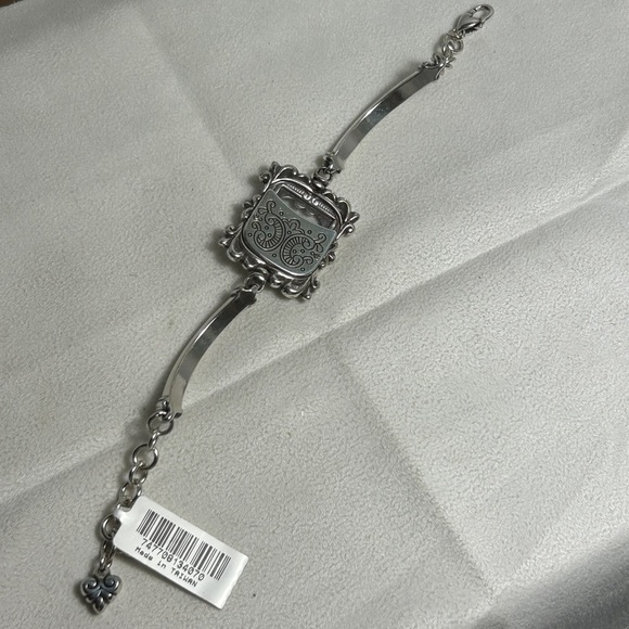 Brighton Avignon Photo Frame Bracelet Add A Picture Silver Plated Retired - Picture 5 of 9